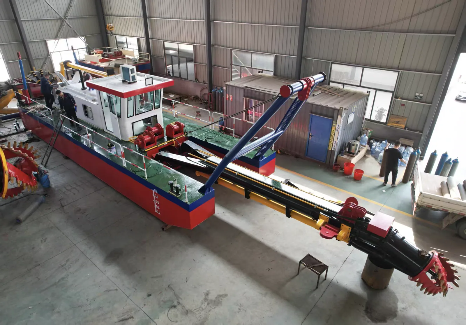 Haobo dredging equipment under construction in the factory